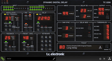 TC Electronic 2290 Dynamic Digital Delay