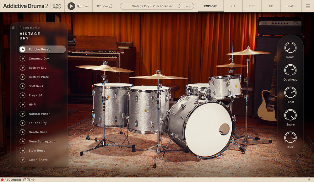 XLN Audio Addictive Drums 2 Dead & Dry Collection • PluginFox