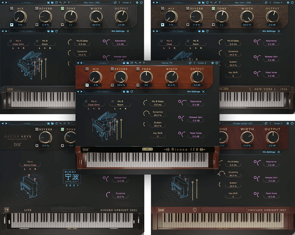 Boz Digital Labs All Pro Pianos Bundle