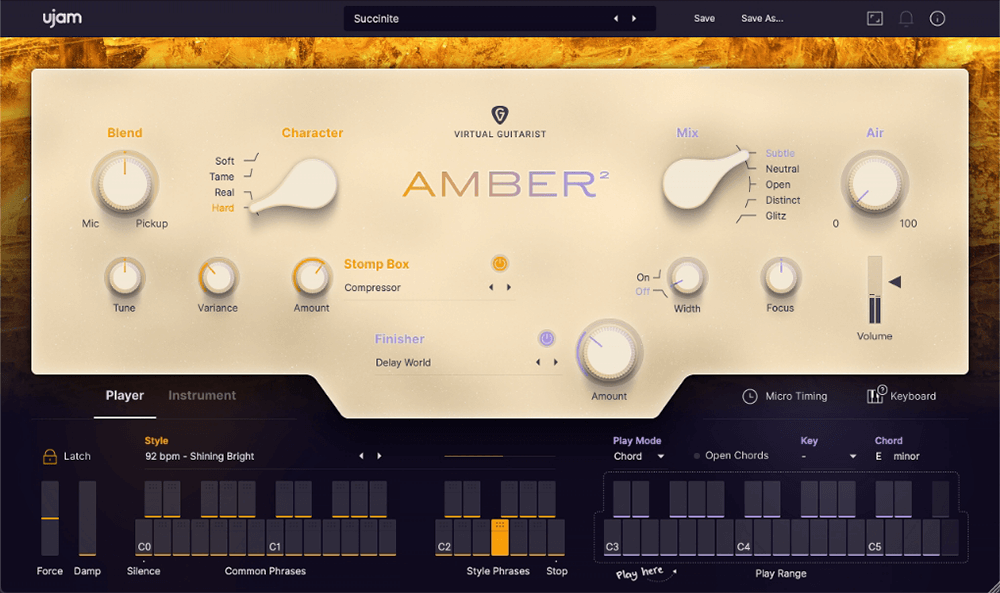 UJAM Virtual Guitarist Amber 2