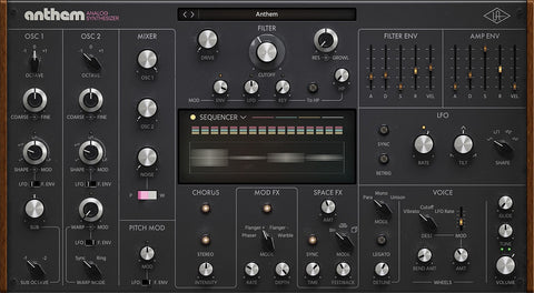 Universal Audio Anthem Analog Synthesizer