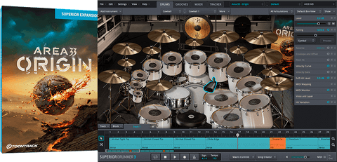 Toontrack SDX: Area 33 Origin