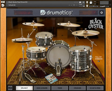 Drumatica Black Oyster Drum Kit
