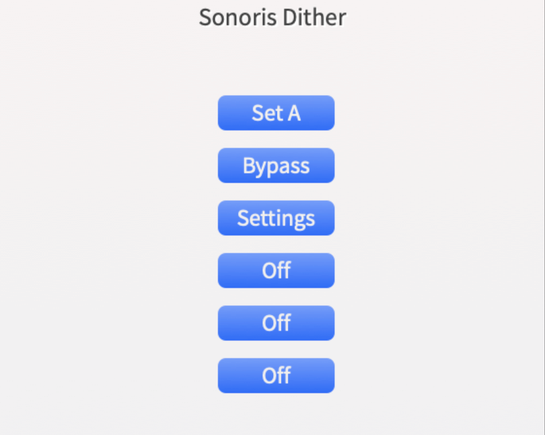 Sonoris Dither