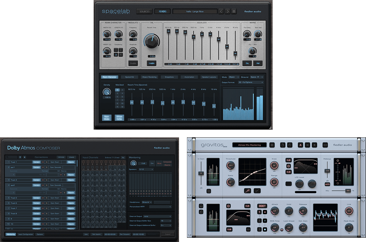 Fiedler Audio Dolby Atmos Composer + Spacelab Ignition + Gravitas MDS Bundle