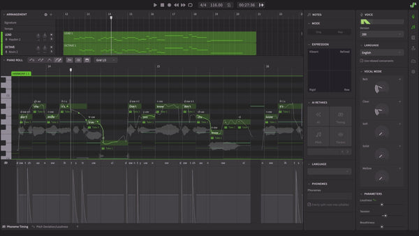 Dreamtonics Synthesizer V Studio 2 Pro Bundle (English - 3 Voices