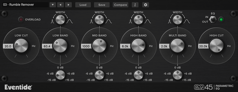 Eventide EQ45 Parametric EQ