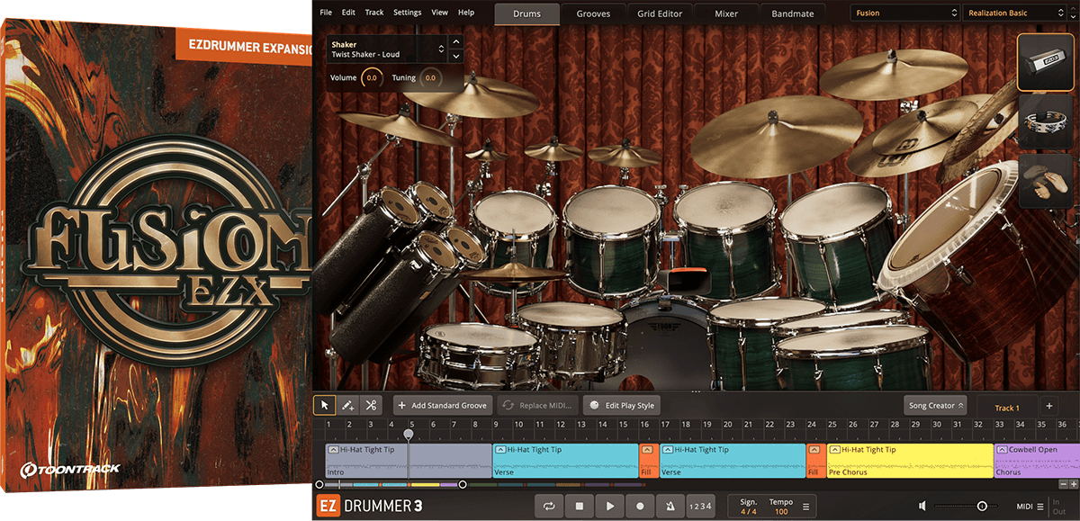 Toontrack EZX: Fusion