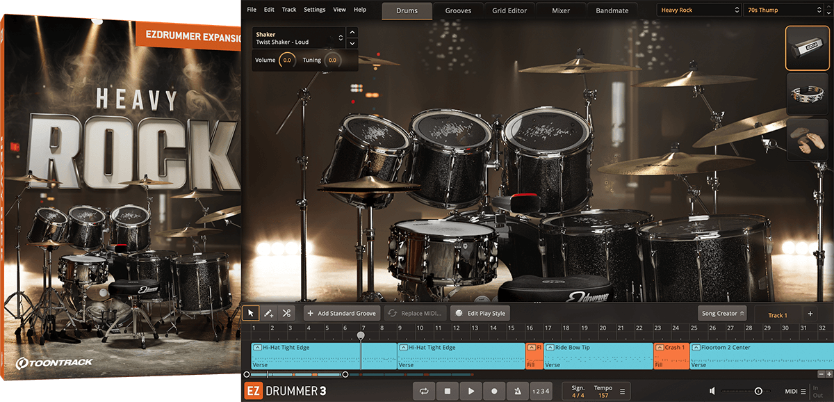 Toontrack EZX: Heavy Rock
