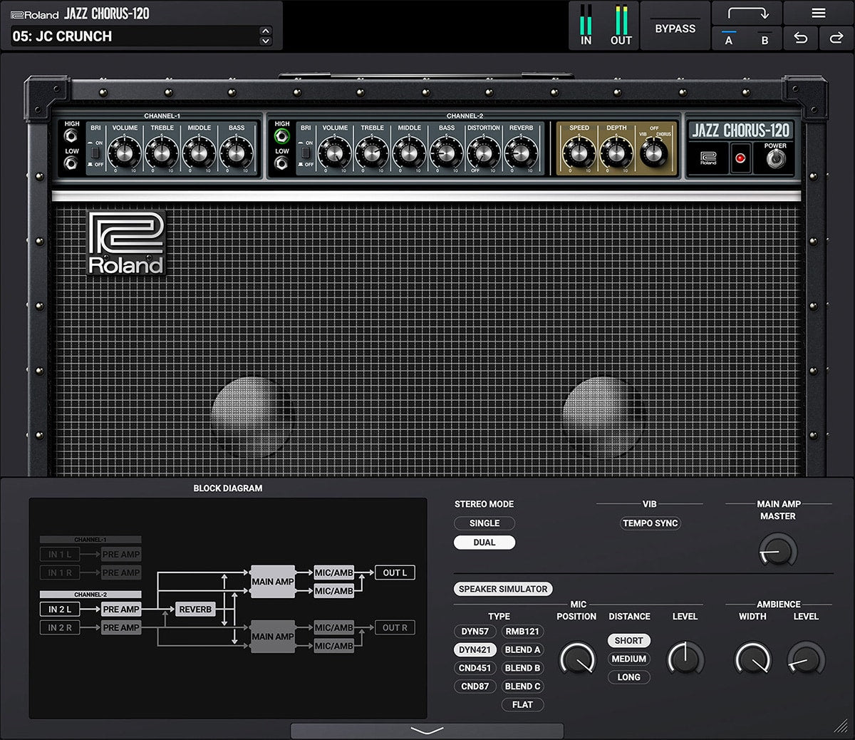 Roland Cloud JC-120 Jazz Chorus