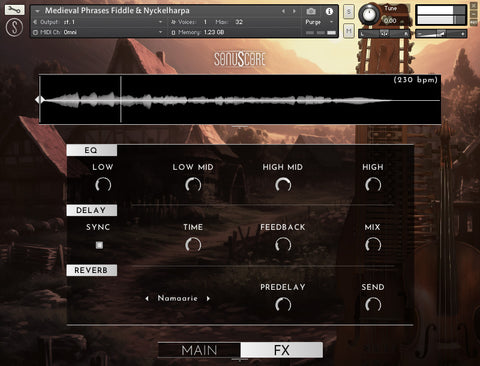 Sonuscore Medieval Phrases: Fiddle & Nyckelharpa
