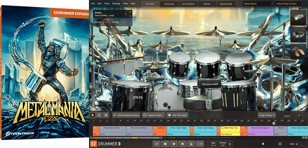 Toontrack EZX: Metal Mania