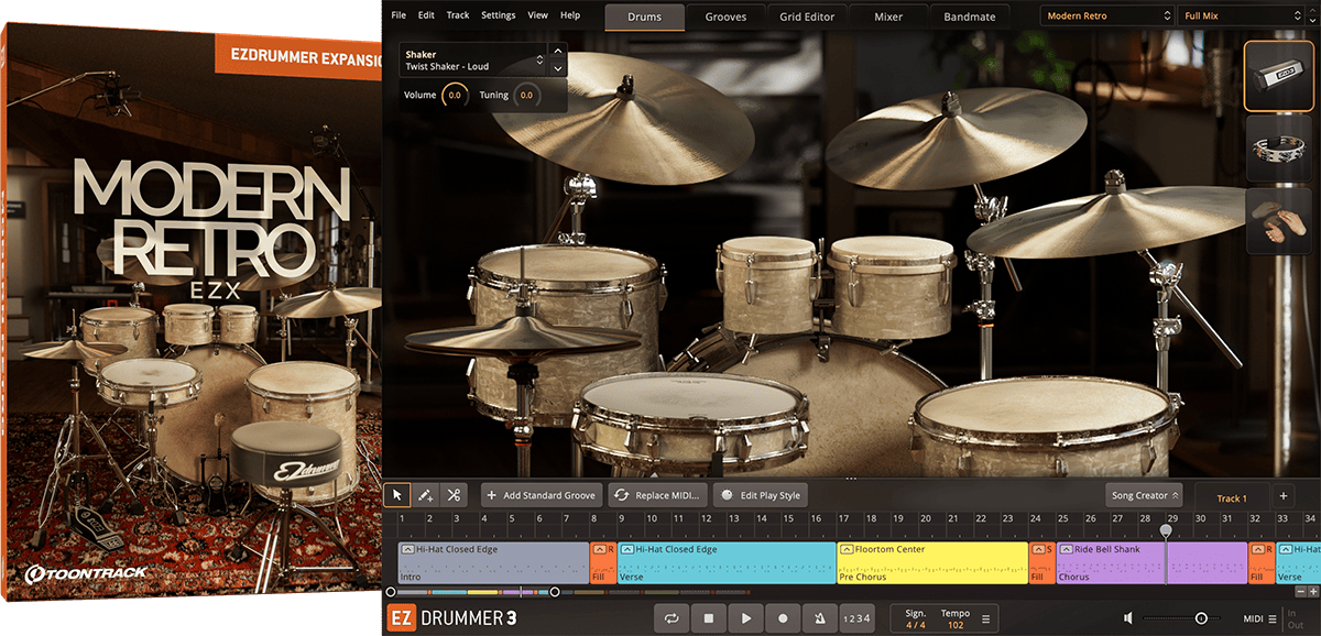 Toontrack EZX: Modern Retro
