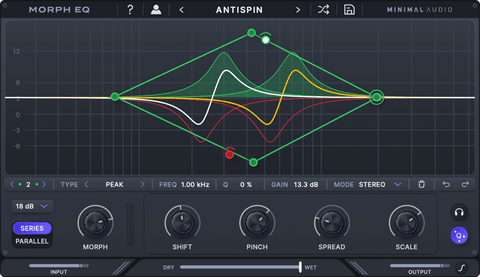 Minimal Audio Morph EQ