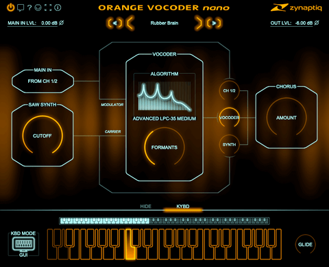 Zynaptiq Orange Vocoder Nano