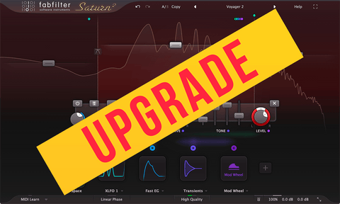 FabFilter Saturn 2 - Upgrade from Saturn