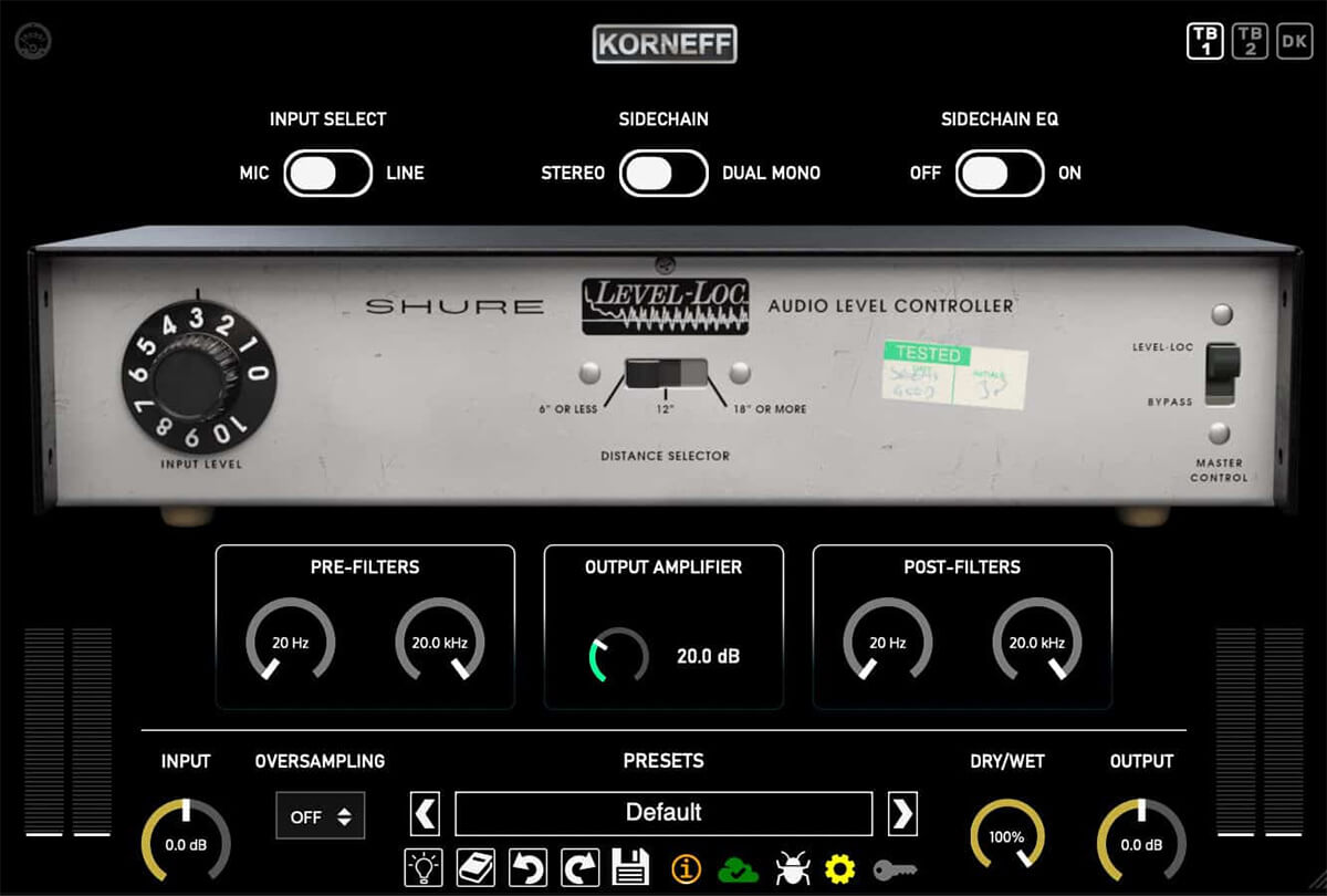 Korneff Audio Shure Level-Loc
