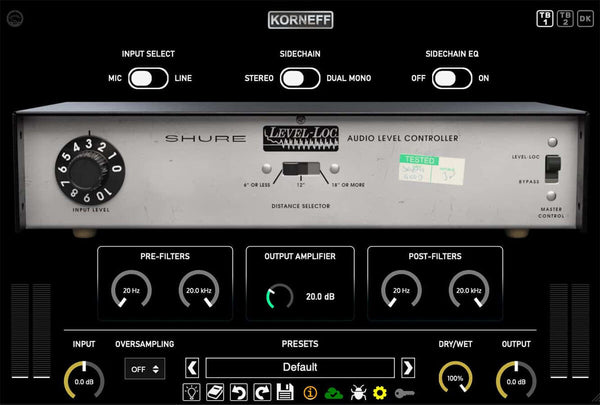 ベースエフェクター　 SHURE KES Shure 520DX 