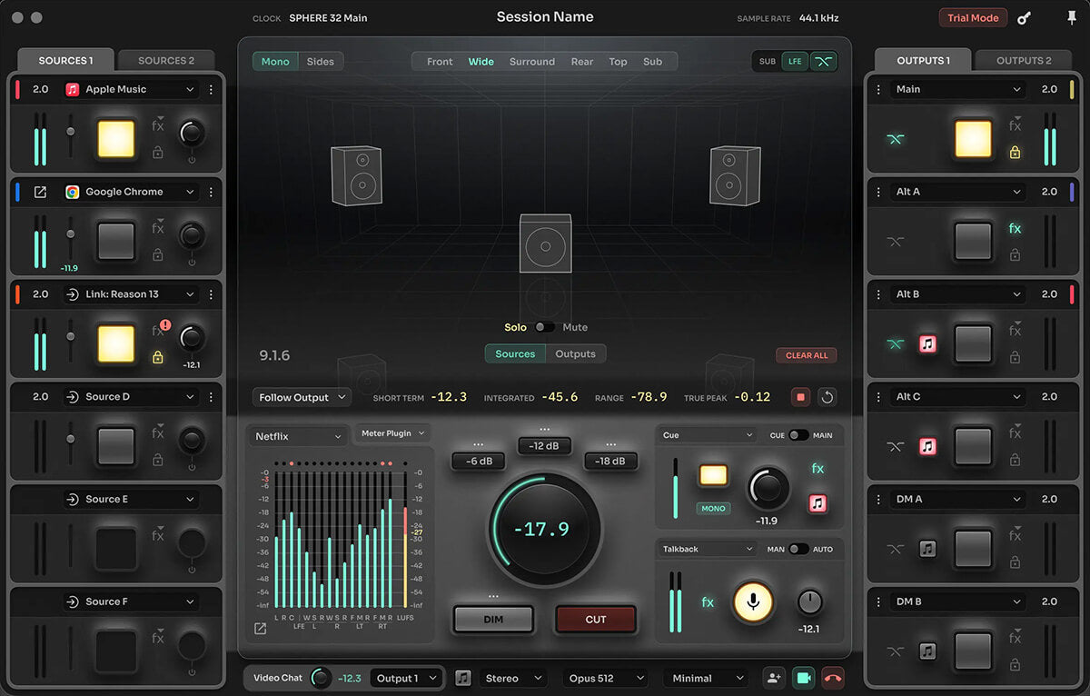 Ginger Audio SPHERE Surround + GroundControl LINK Plugin
