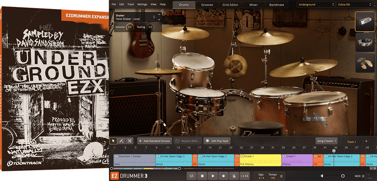 Toontrack EZX: Underground