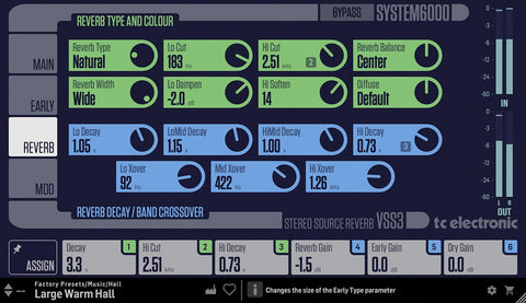 TC Electronic VSS3 Space Simulation Reverb