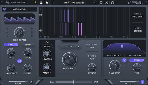 Minimal Audio Wave Shifter