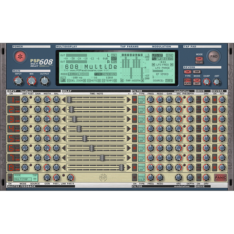 PSP 608 MultiDelay Plugins PluginFox