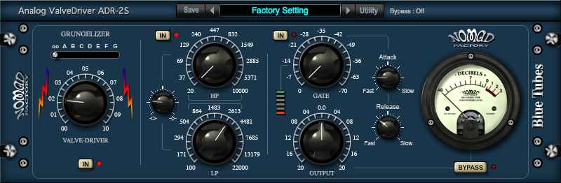 Nomad Factory Blue Tubes Valve Driver ADR2S