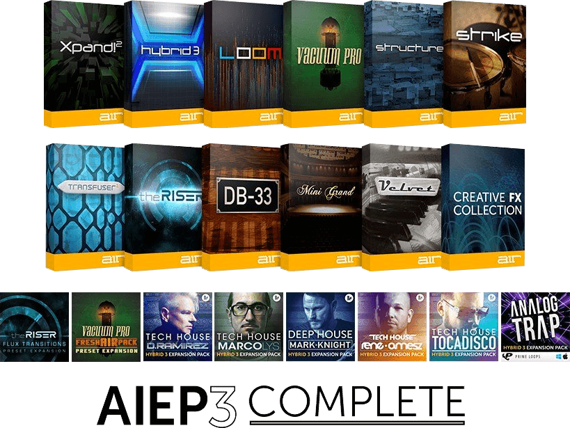 AIR Instrument Expansion Pack 3 Complete Plugins PluginFox