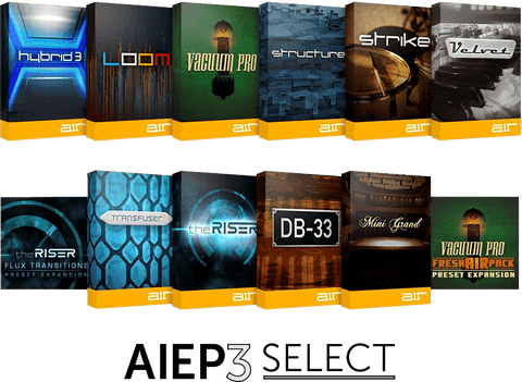 AIR Instrument Expansion Pack 3 Select Plugins PluginFox
