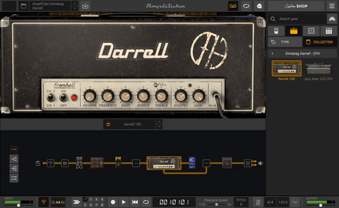 IK Multimedia Amplitube Dimebag Darrell CFH