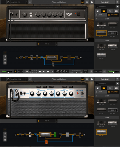 IK Multimedia AmpliTube SVX 1 and 2 Bundle