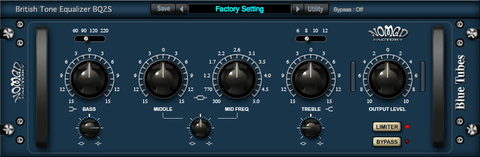 Nomad Factory Blue Tubes Equalizer BQ2S