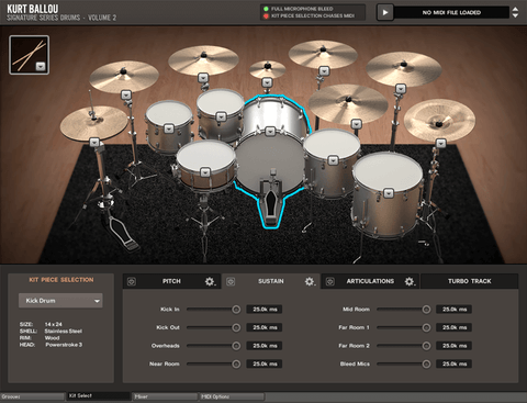 Room Sound Kurt Ballou Signature Series Drums Volume 2