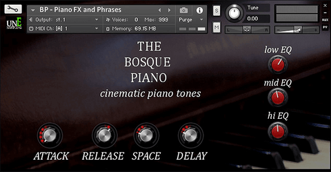 Unearthed Sampling The Bosque Piano