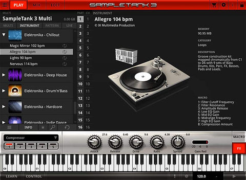 IK Multimedia Elektronika Chillout Plugins PluginFox