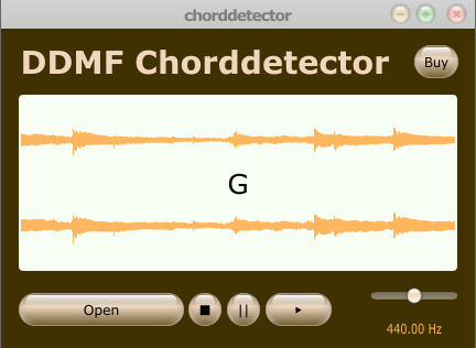 DDMF Chorddetector Standalone Processing PluginFox