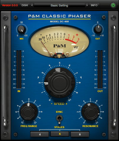 Plug and Mix Classic Phaser