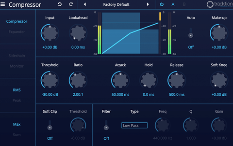 Tracktion DAW Essentials Compressor