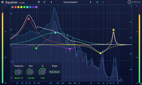Tracktion DAW Essentials Equaliser