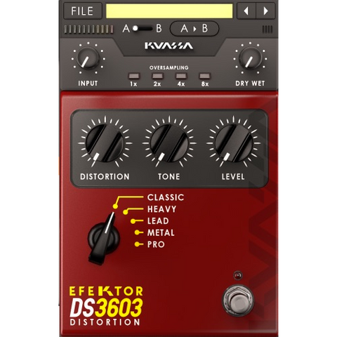 Kuassa Efektor DS3603 Distortion Plugins PluginFox