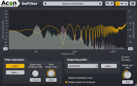 Acon Digital DeFilter Plugins PluginFox