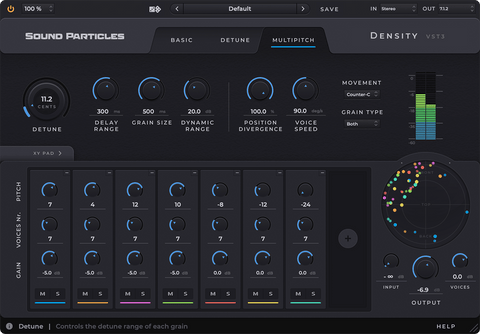 Sound Particles Density