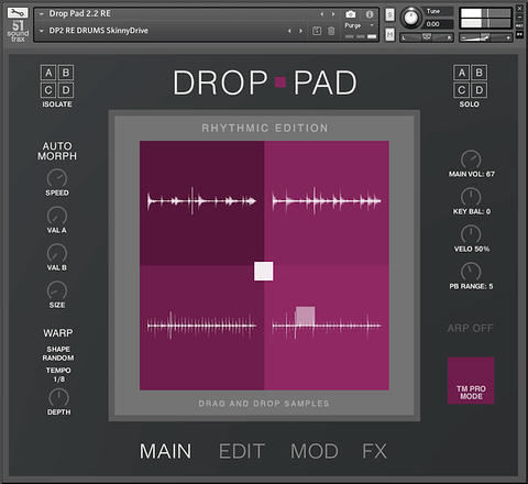 Soundtrax Drop Pad 2 Rhythmic Edition