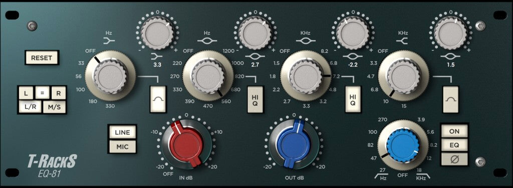 IK Multimedia T-RackS EQ-81 Plugins PluginFox