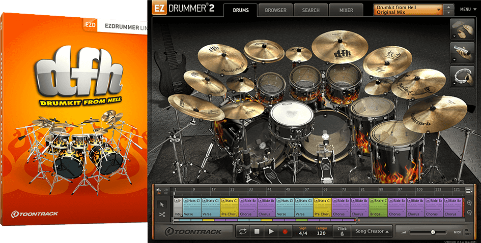 Toontrack EZX: Drumkit from Hell
