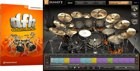 Toontrack EZX: Drumkit from Hell