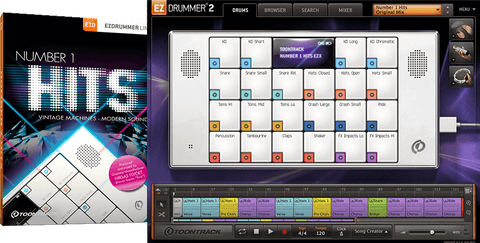 Toontrack EZX: Number 1 Hits