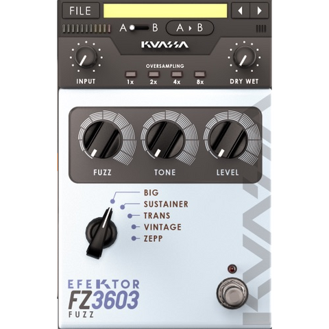 Kuassa Efektor FZ3603 Fuzz Plugins PluginFox