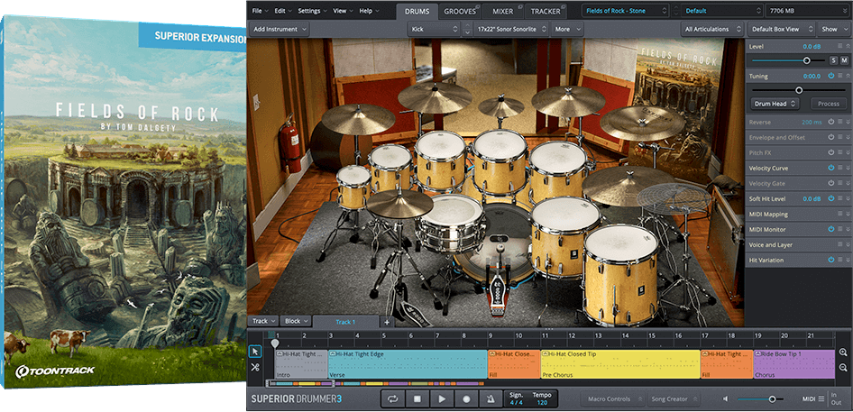 Toontrack SDX: Fields of Rock